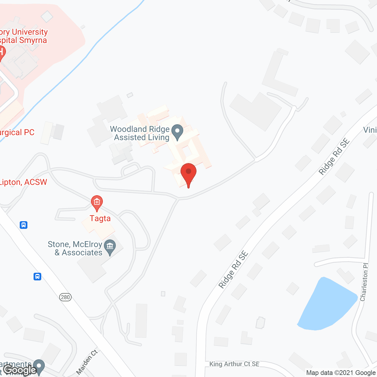 Woodland Ridge Assisted Living in google map