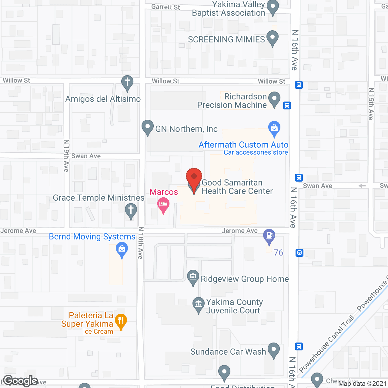 Good Samaritan Health Care Center in google map