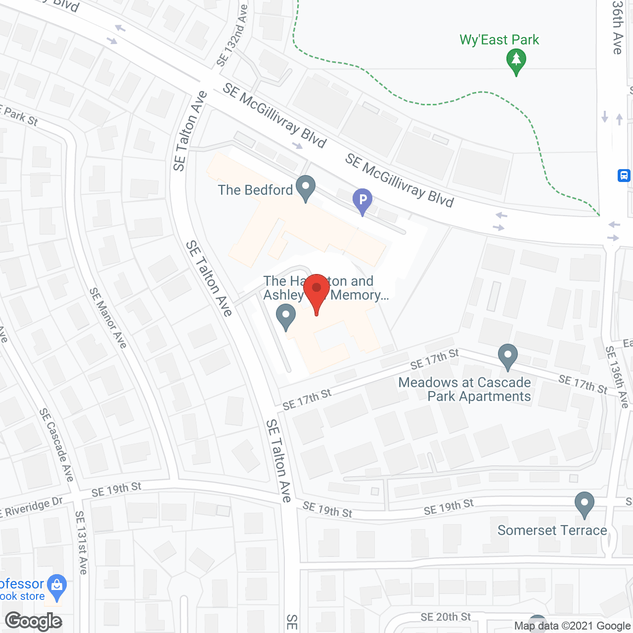 The Hampton and Ashley Inn in google map