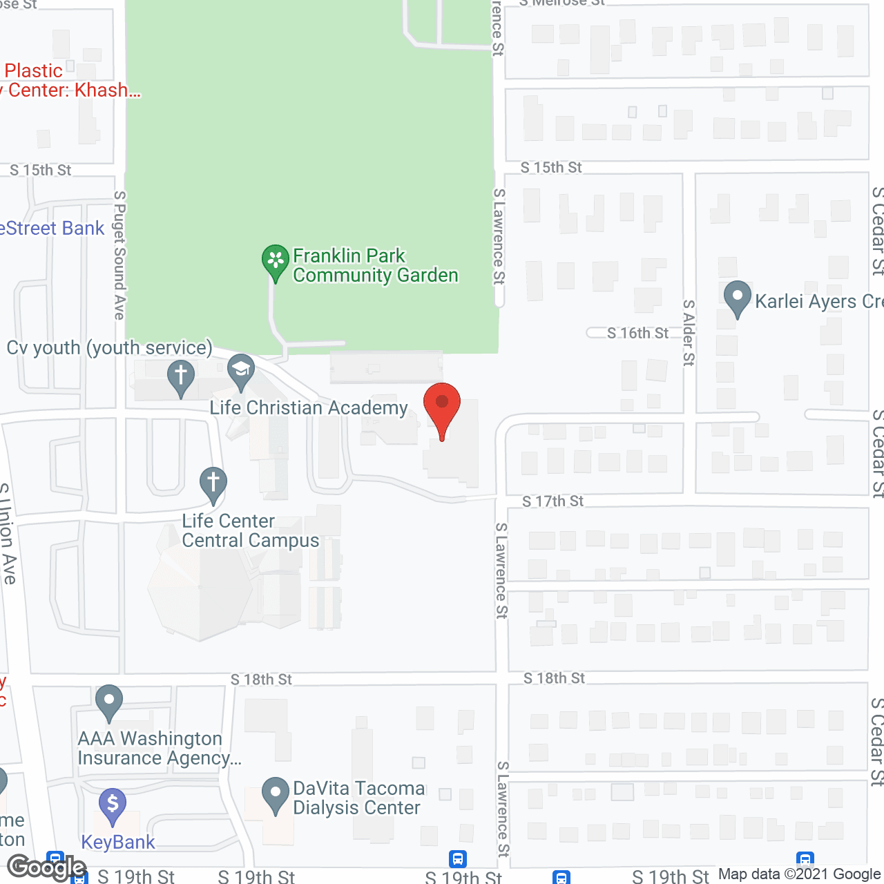Life Manor Independent Living/Mountainview in google map