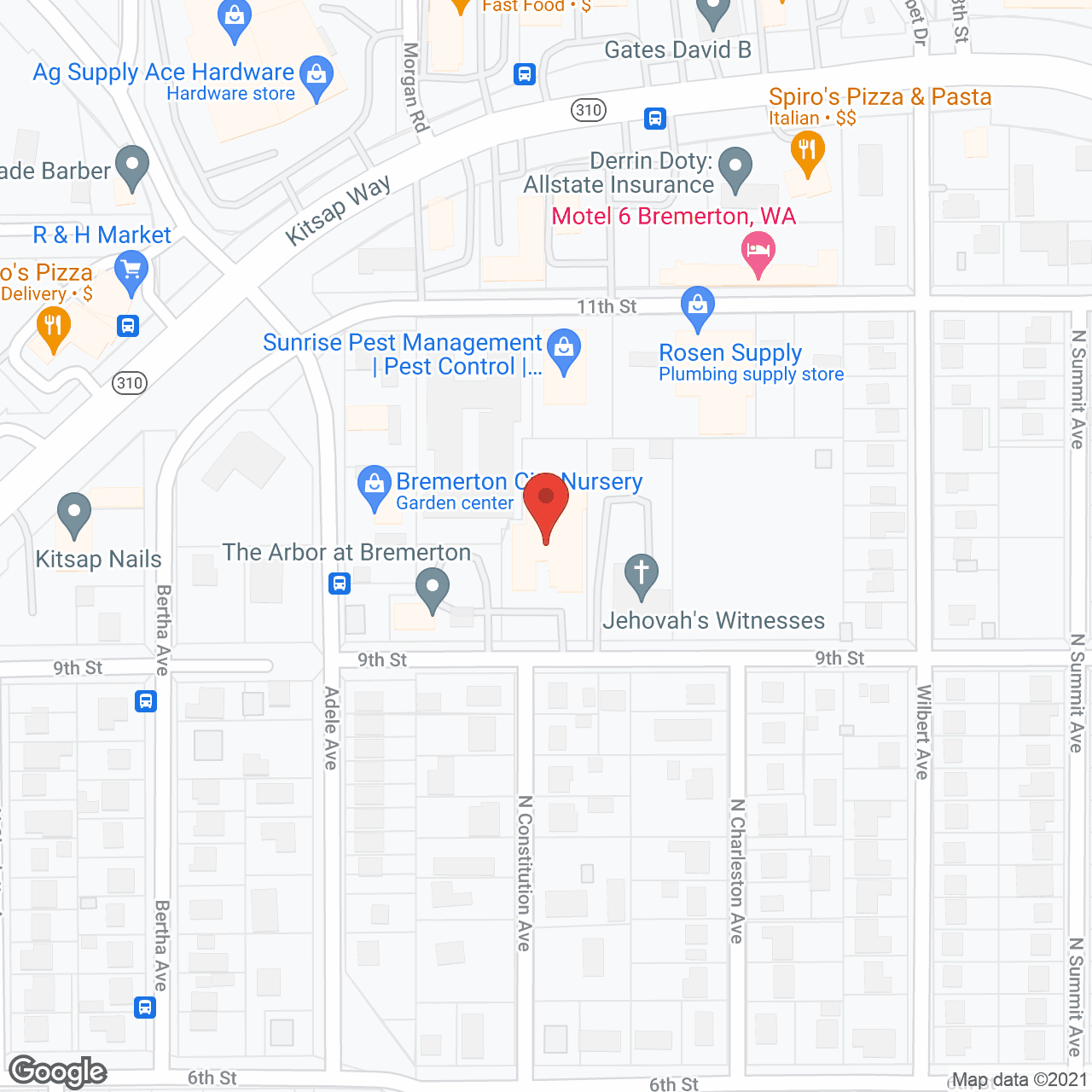 Cypress Gardens in google map