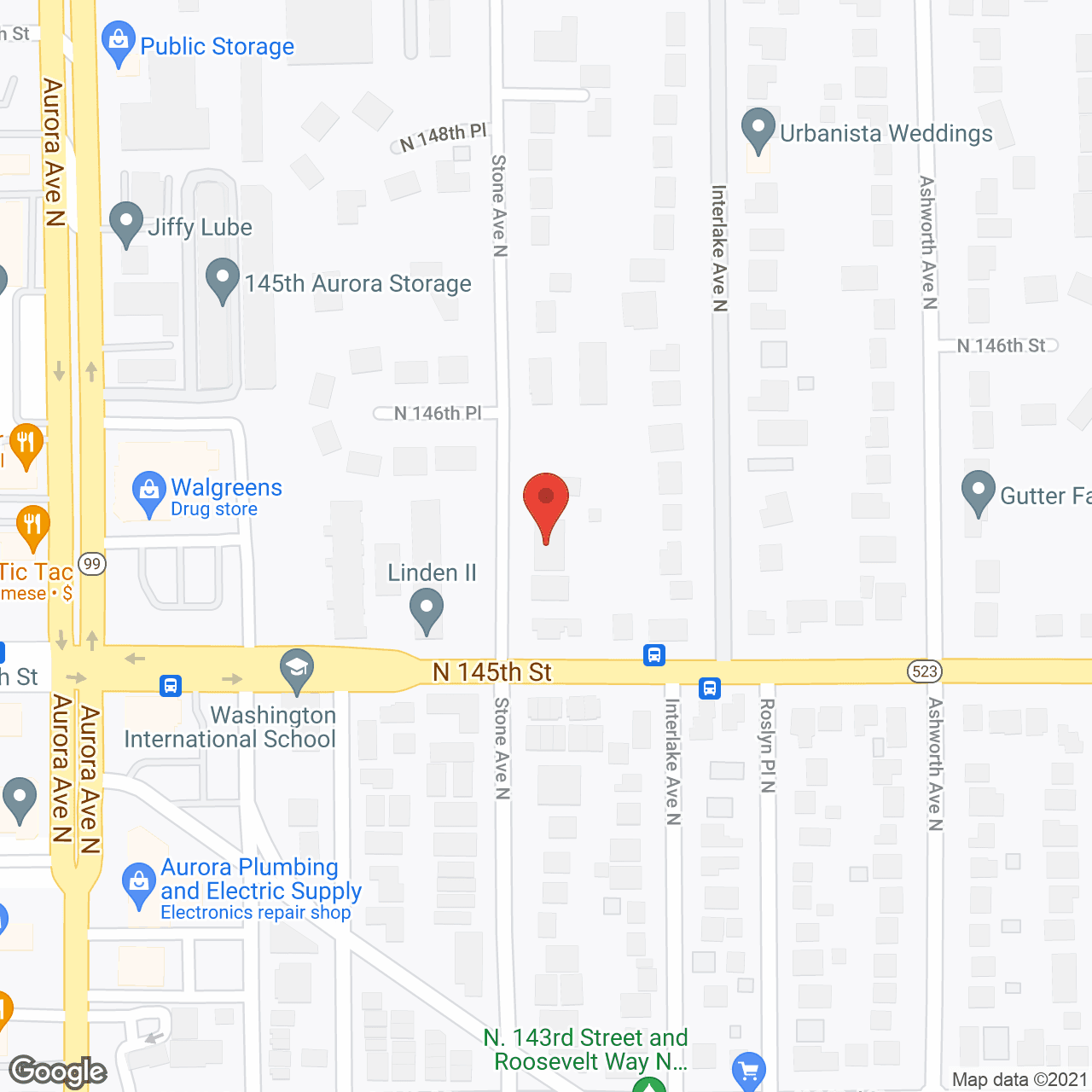 American Association Adult in google map