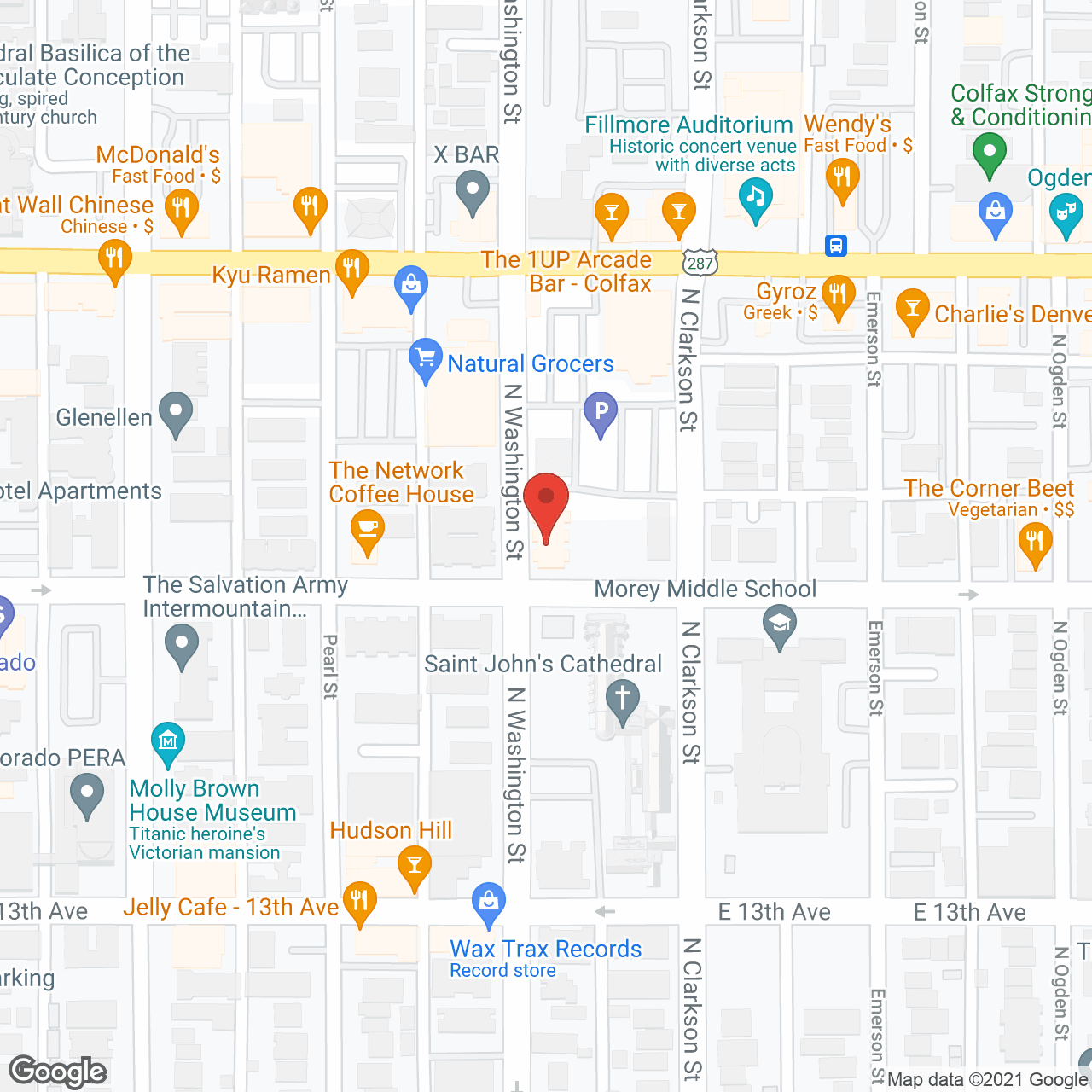 Capitol Hill Apartments in google map