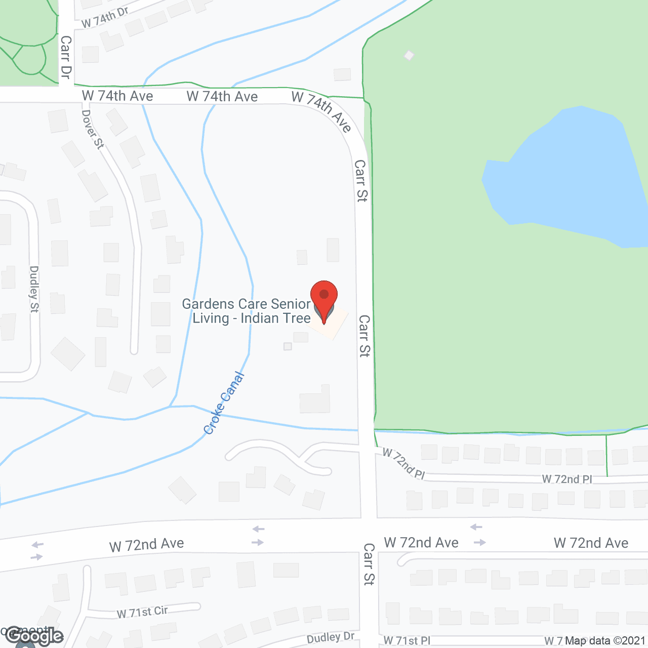 Gardens Care Homes LLC, The - Indian Tree in google map