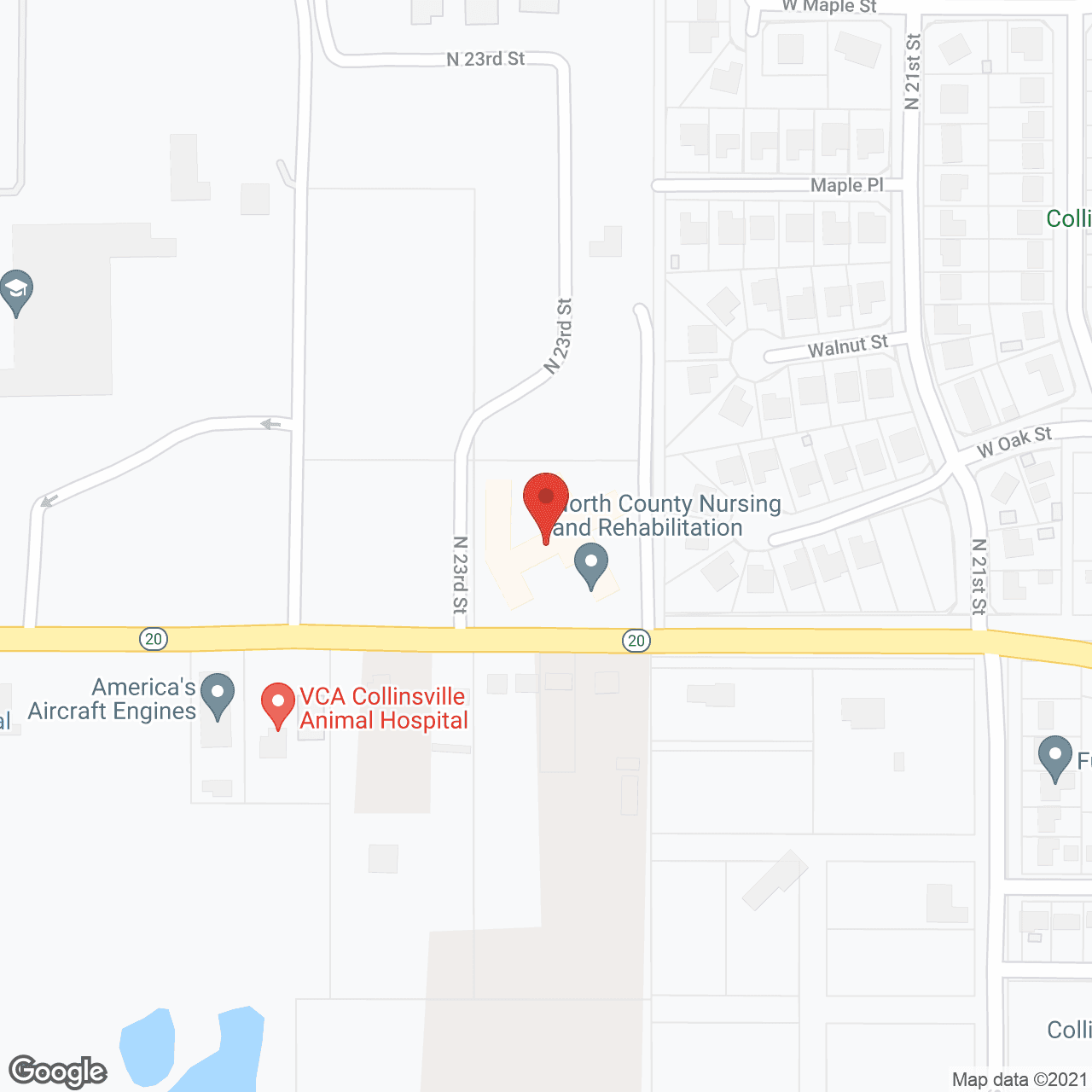 North County Assisted Living in google map