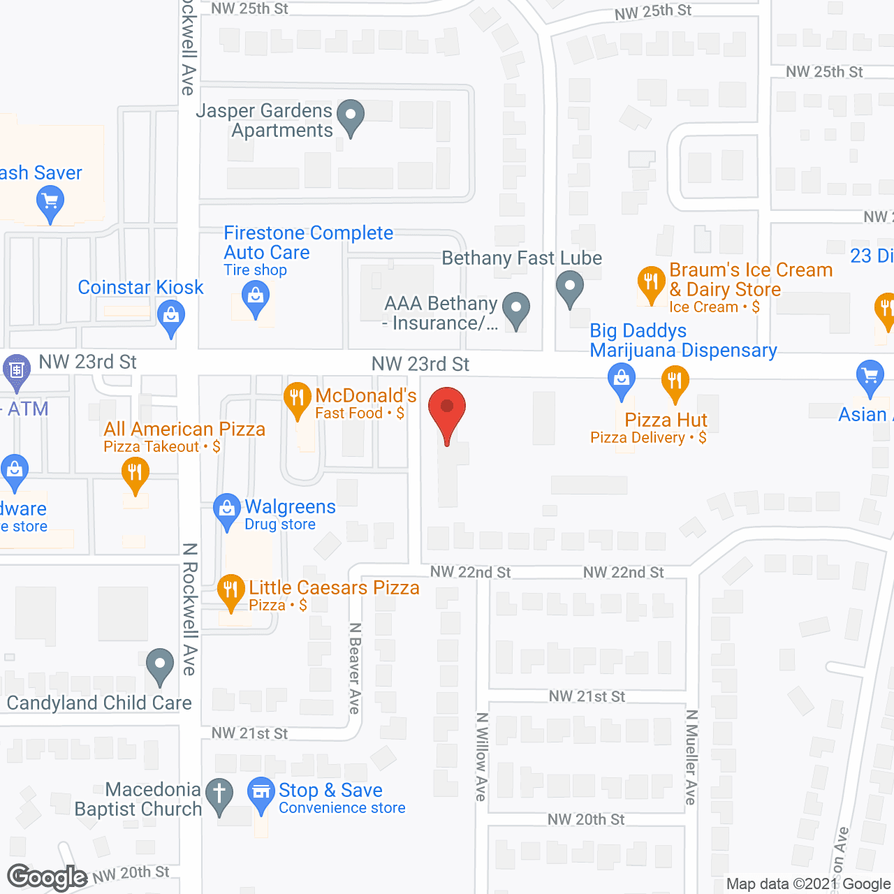 Alzheimer Care Ctr of Oklahoma in google map