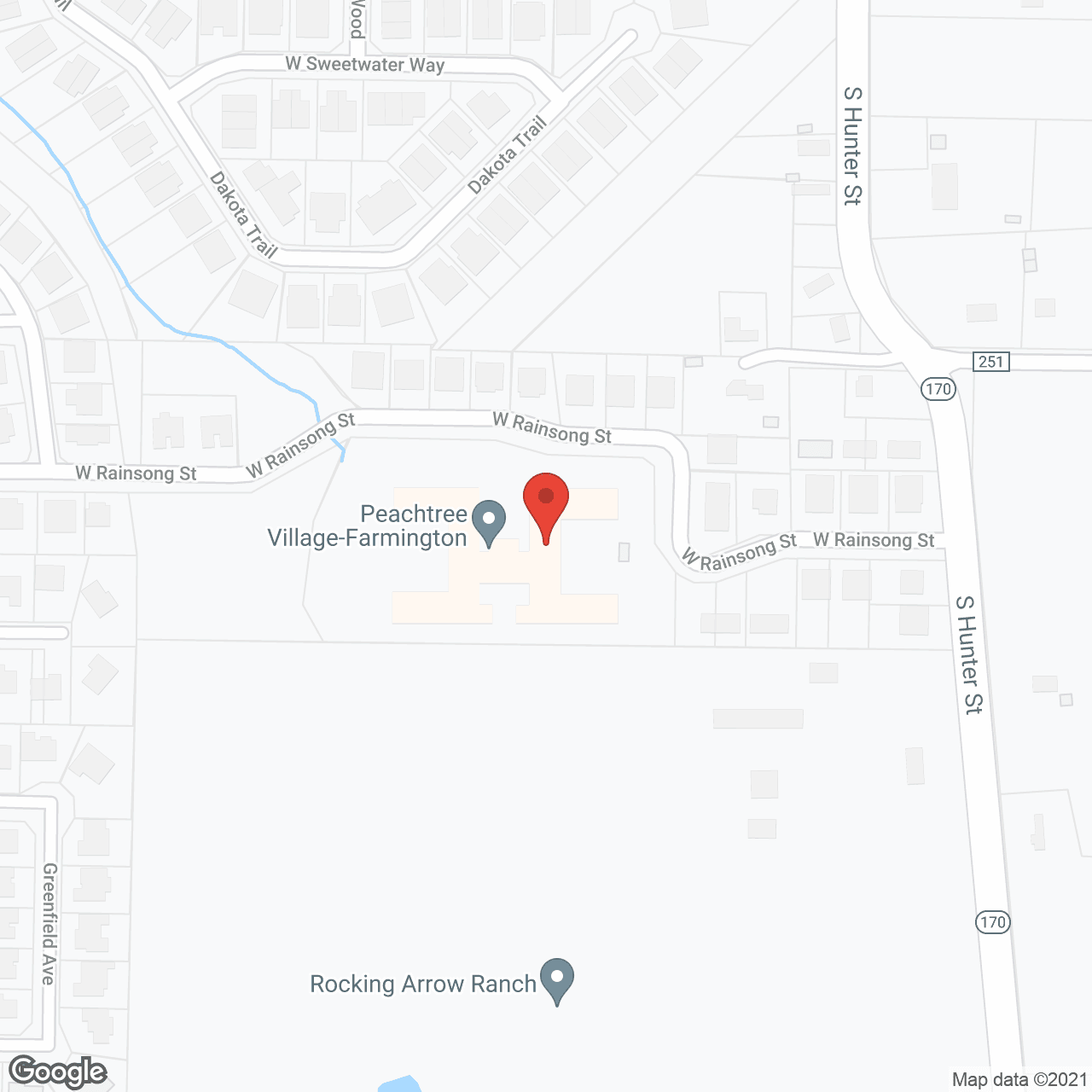 Peachtree Village of Farmington in google map