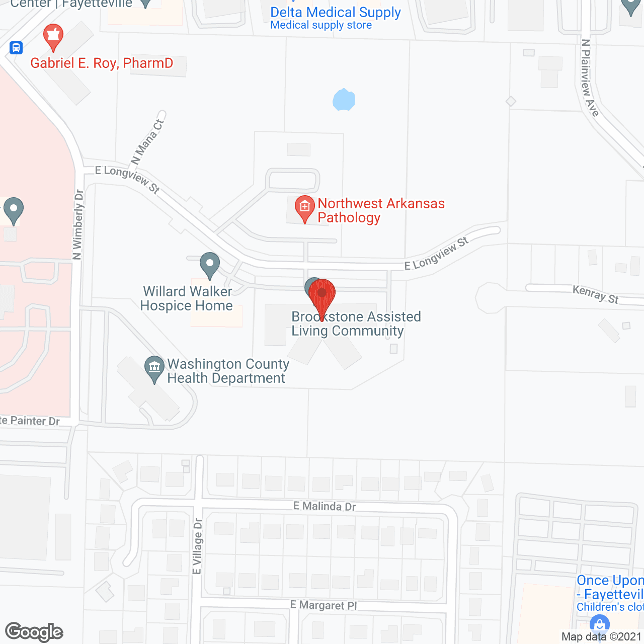 Brookstone in google map