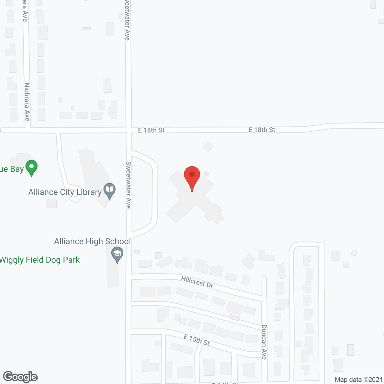 Highland Park Care Ctr in google map