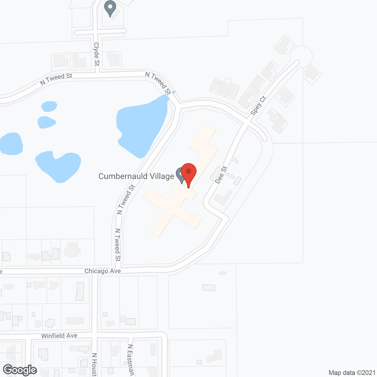 Cumbernauld Village in google map