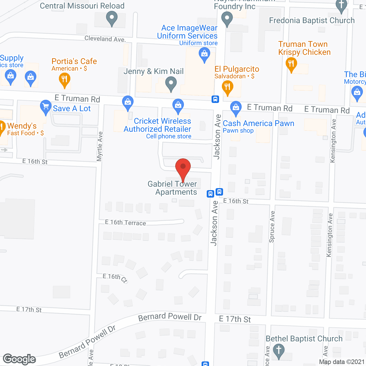 Kensington Heights in google map
