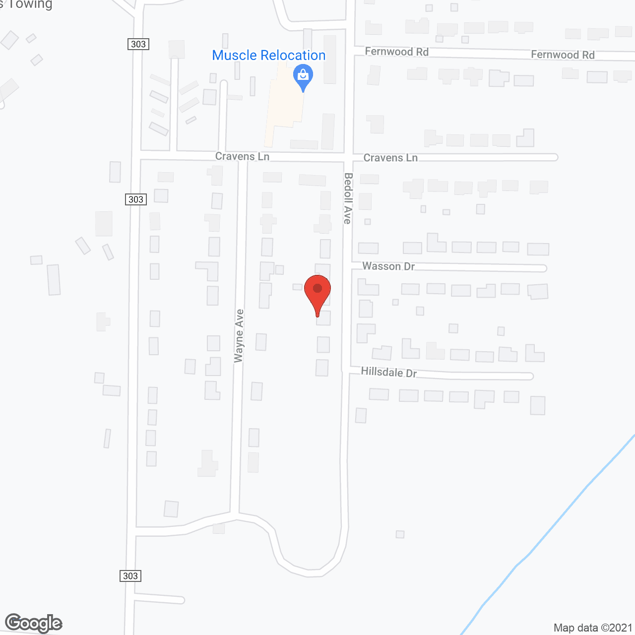 Shady Oaks Retirement Home in google map