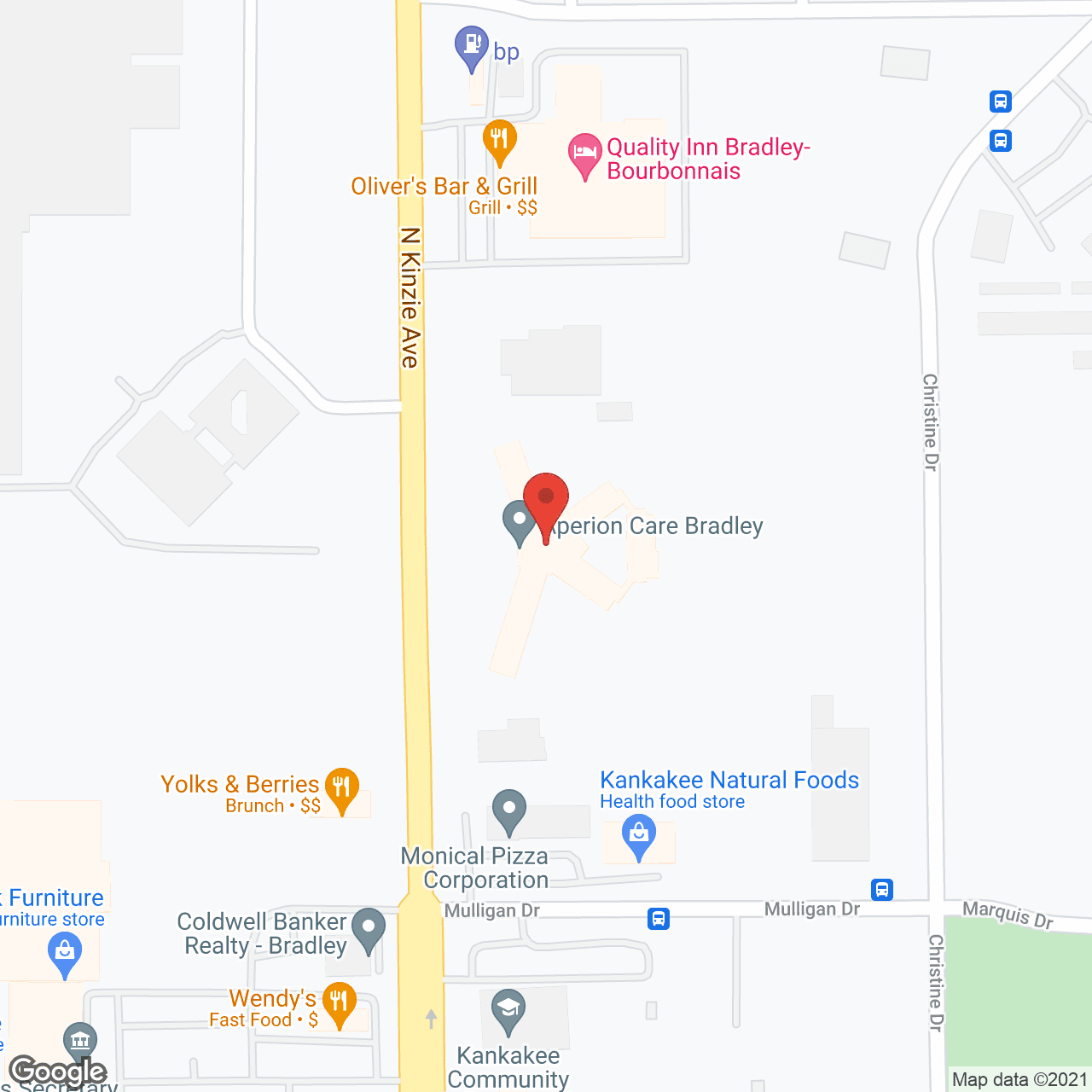 Bradley Royale Health Care Ctr in google map