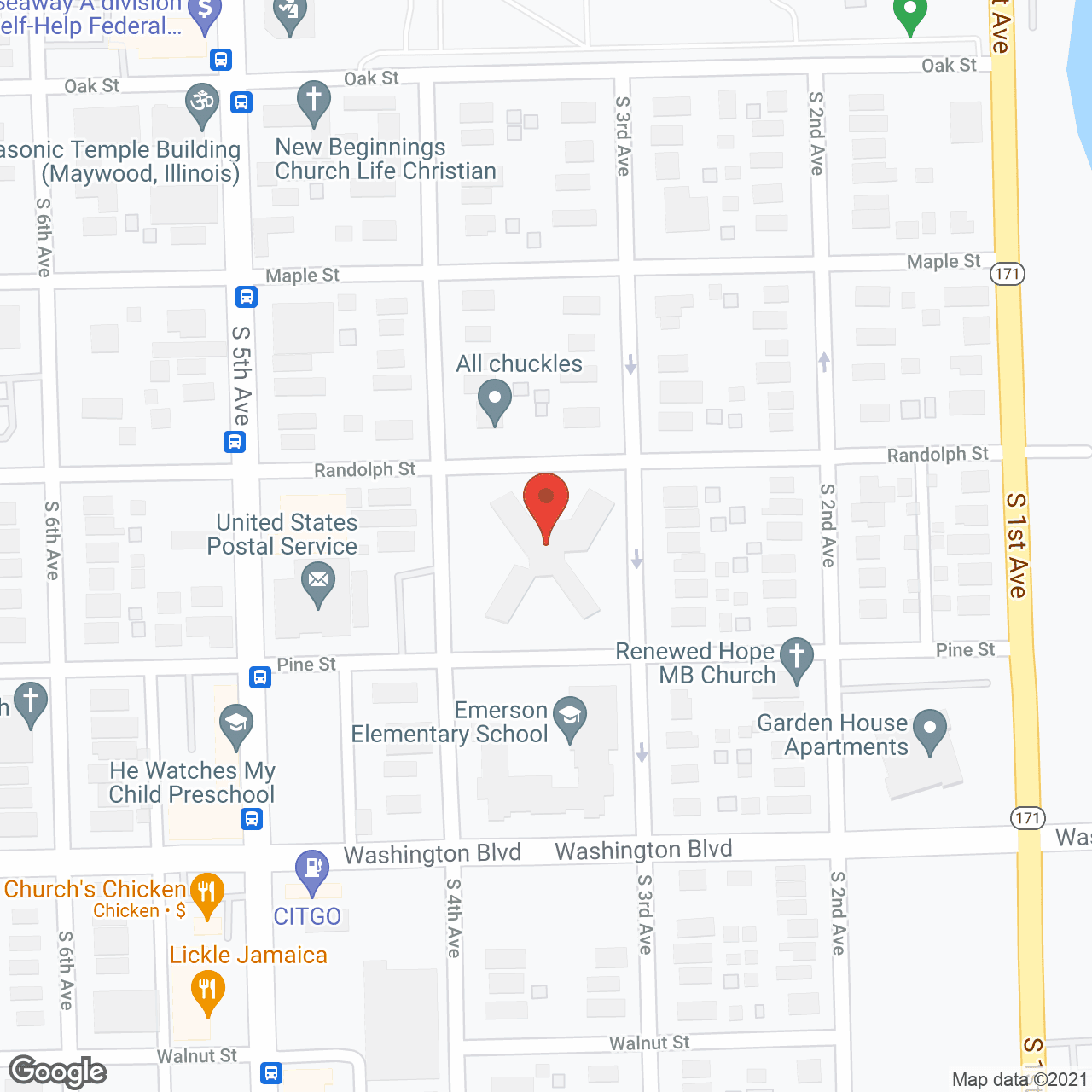 Maywood Supportive Living in google map