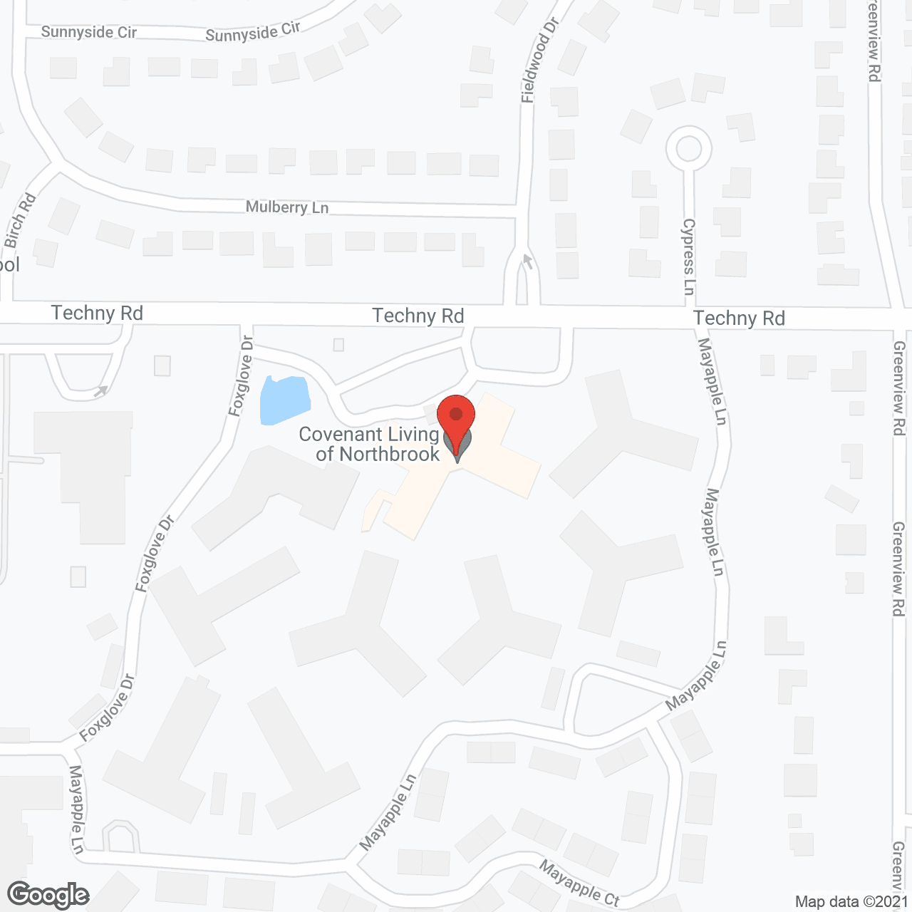 Covenant Village of Northbrook in google map