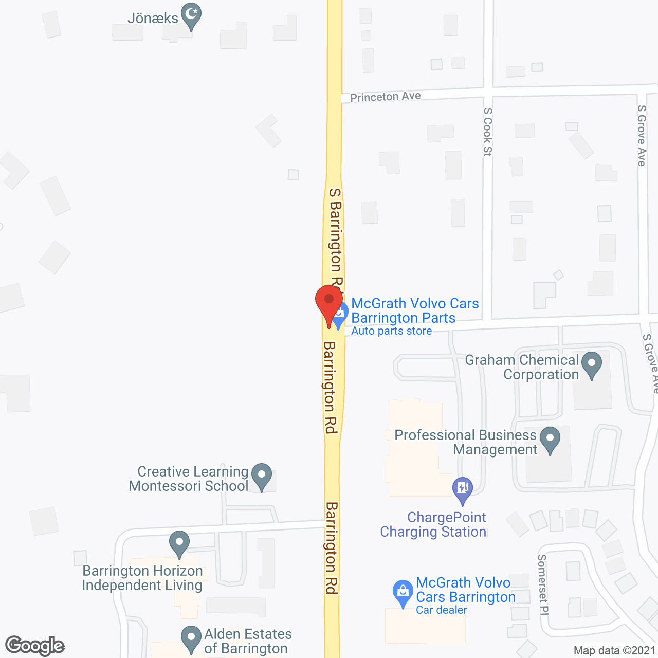 Alden Horizon in google map
