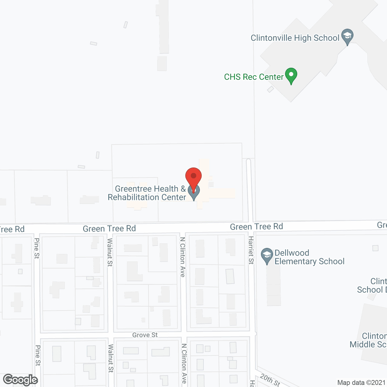Greentree Health Care Ctr in google map