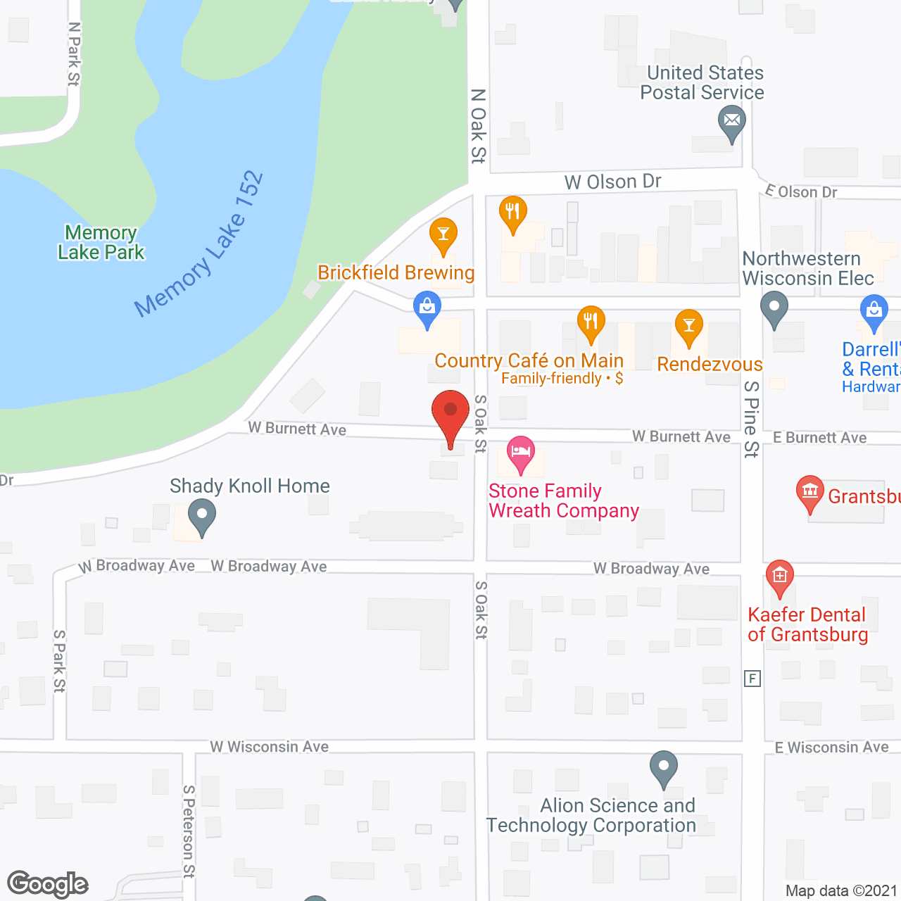 Crexway Court in google map