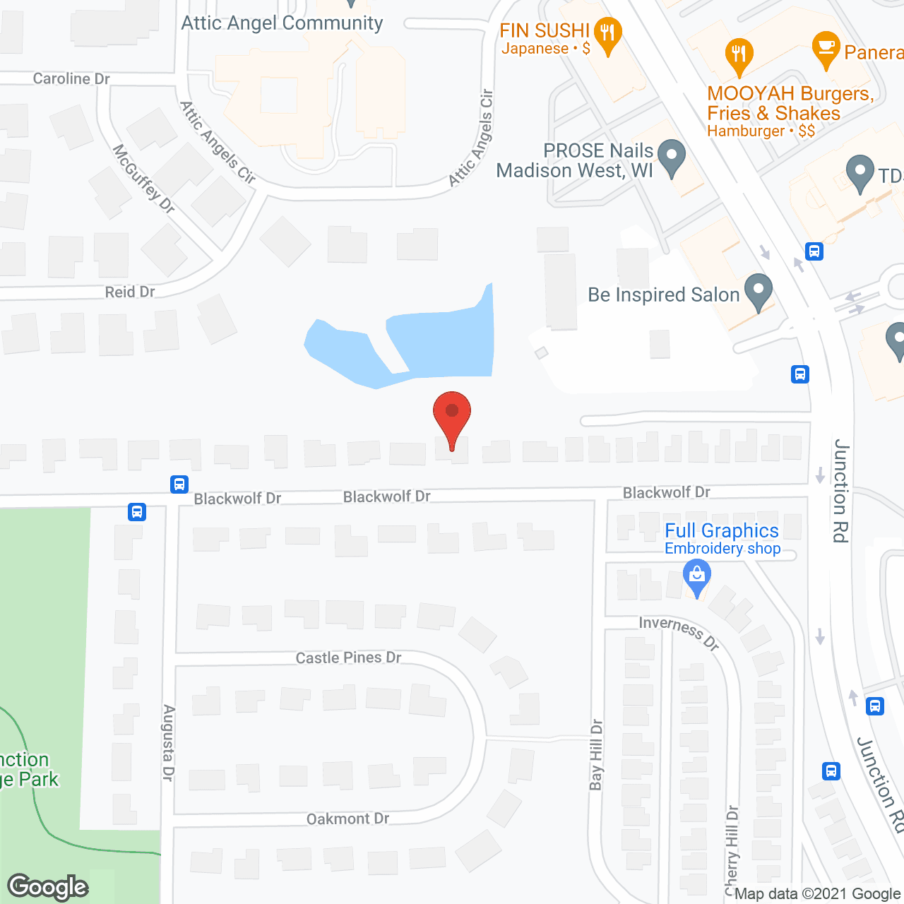 Oak Ridge Living Madison West in google map