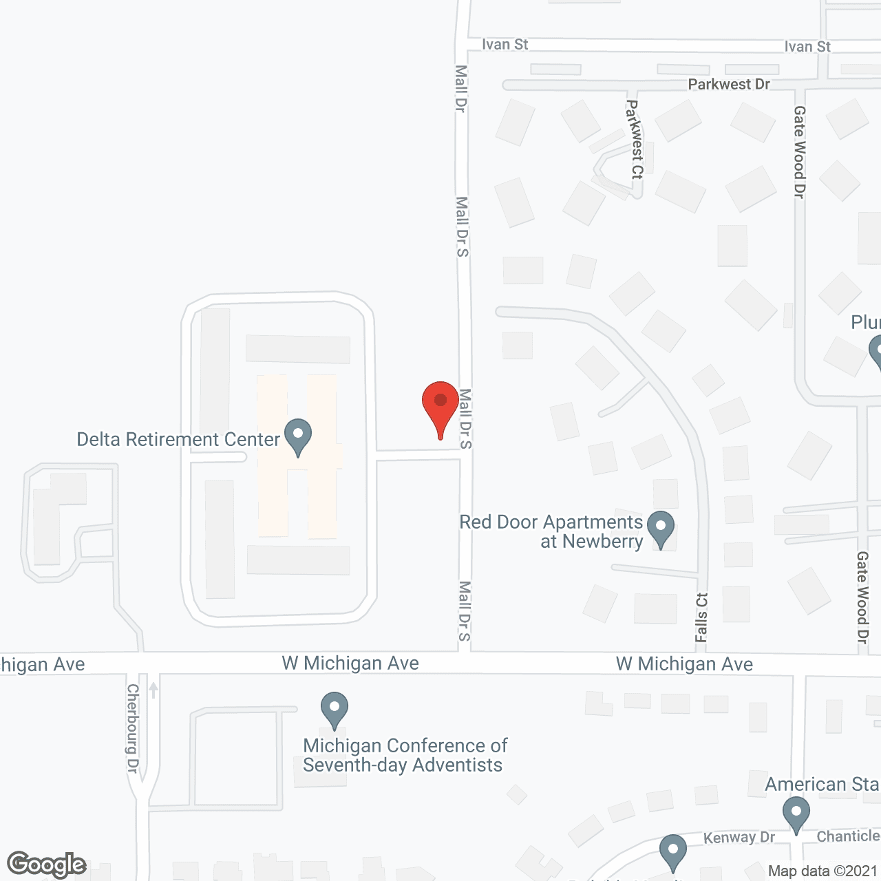 Delta Retirement Center in google map