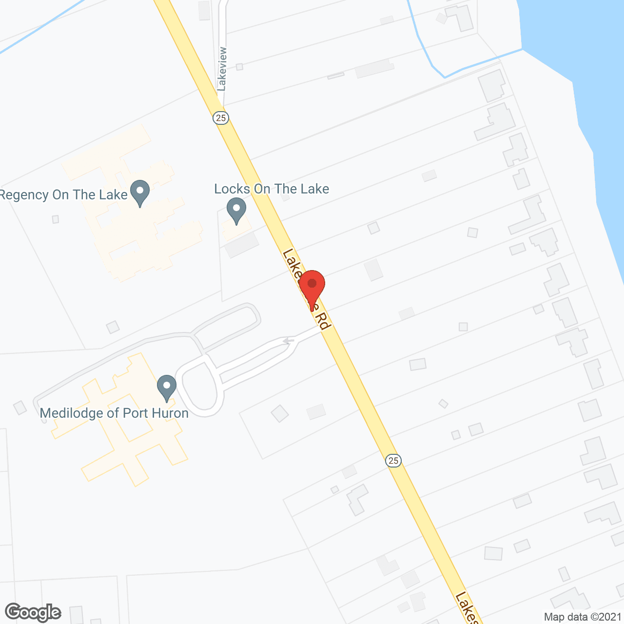 MediLodge of Port Huron in google map