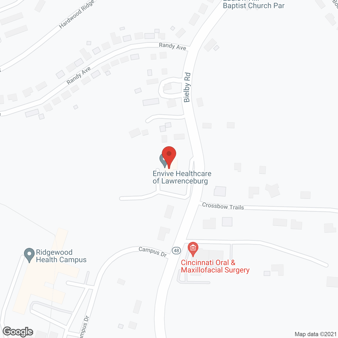 Woodland Hills Care Ctr in google map