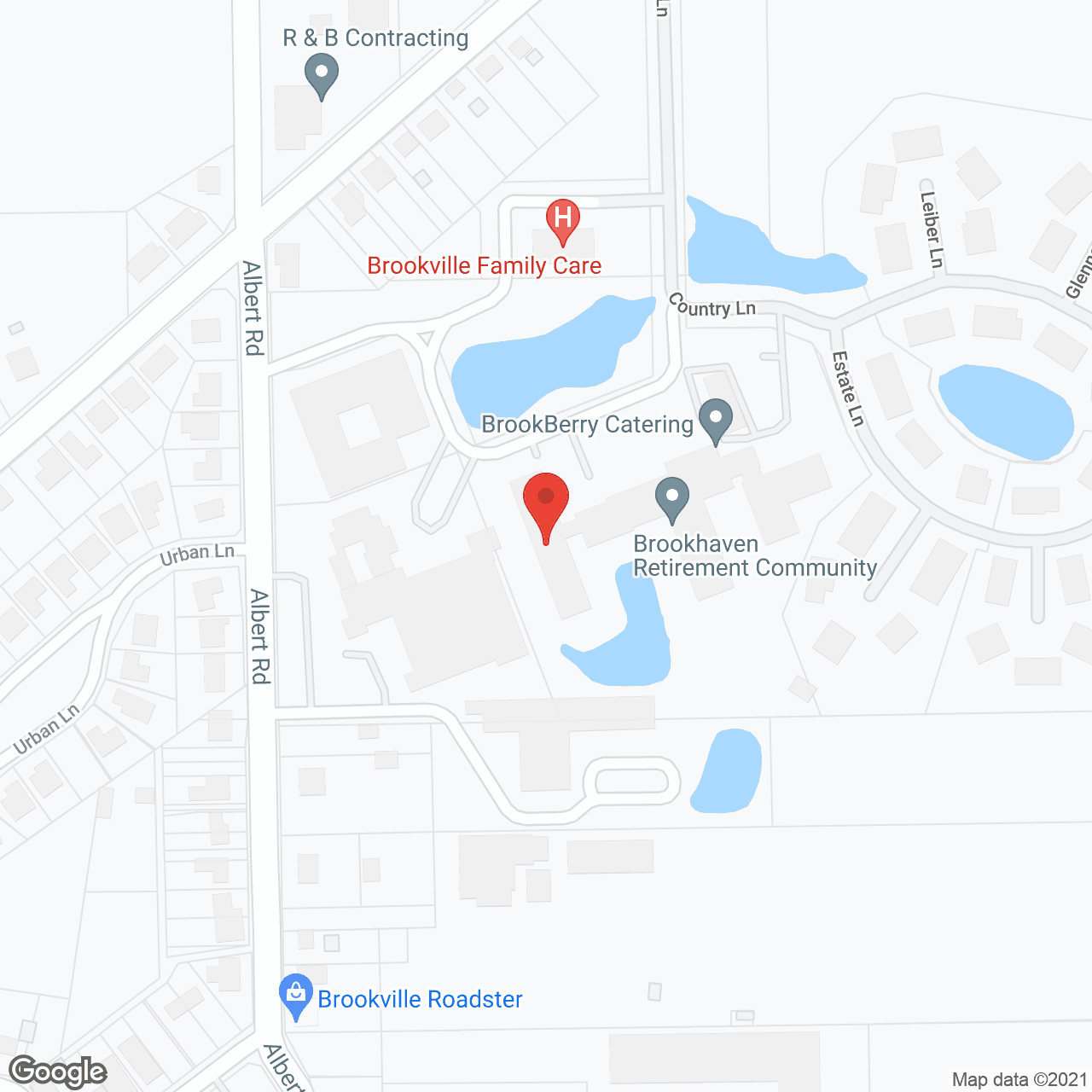 Brookhaven Lakeview in google map