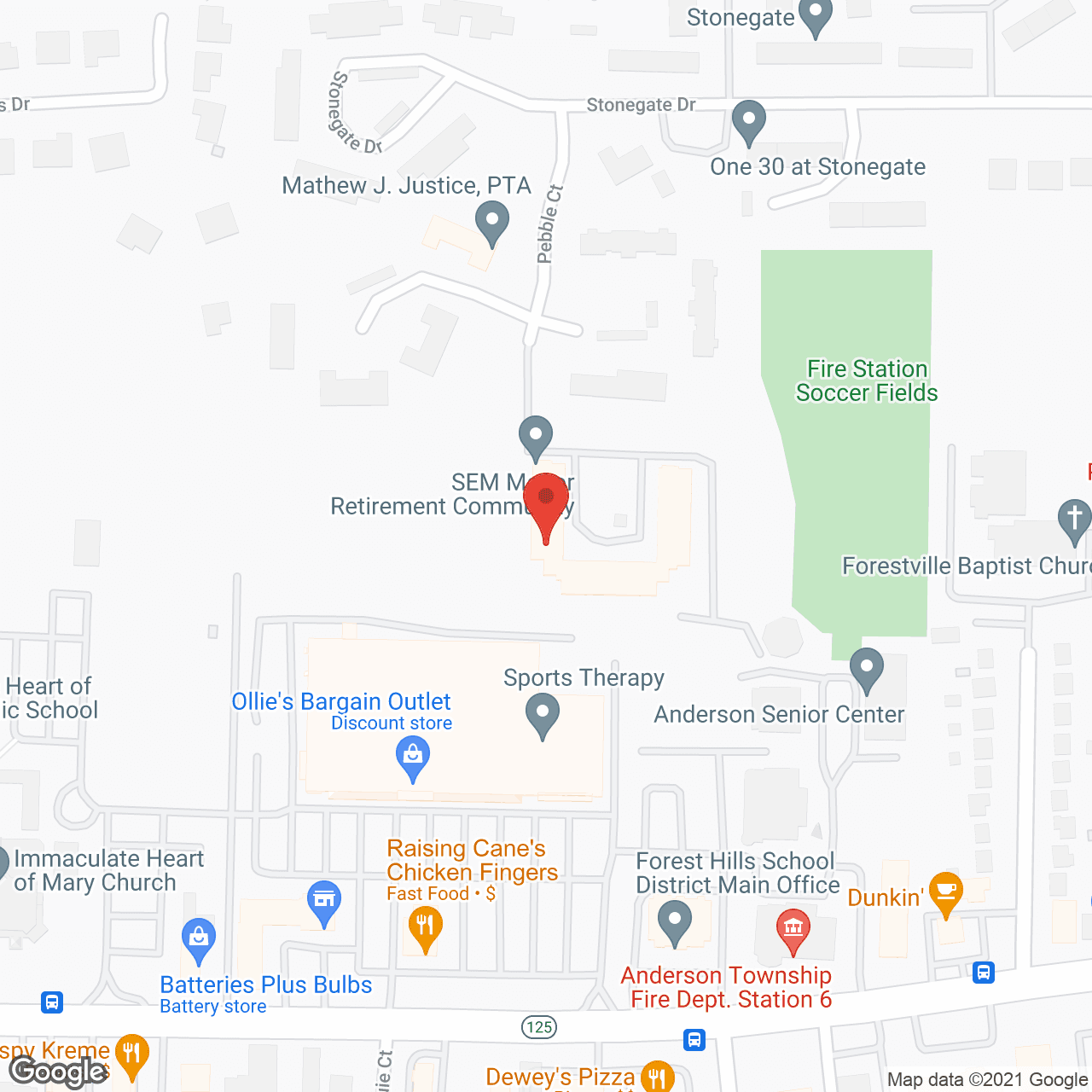 SEM Manor in google map