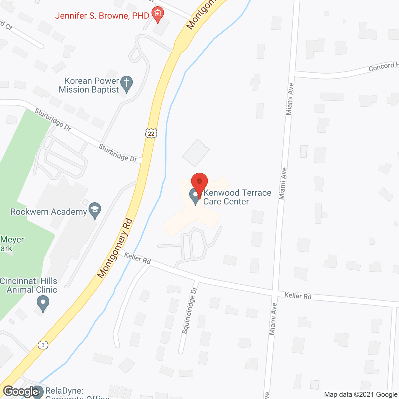 Kenwood Terrace Care Center in google map