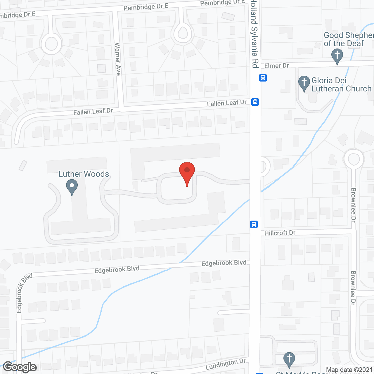 Lutheran Housing Svc in google map