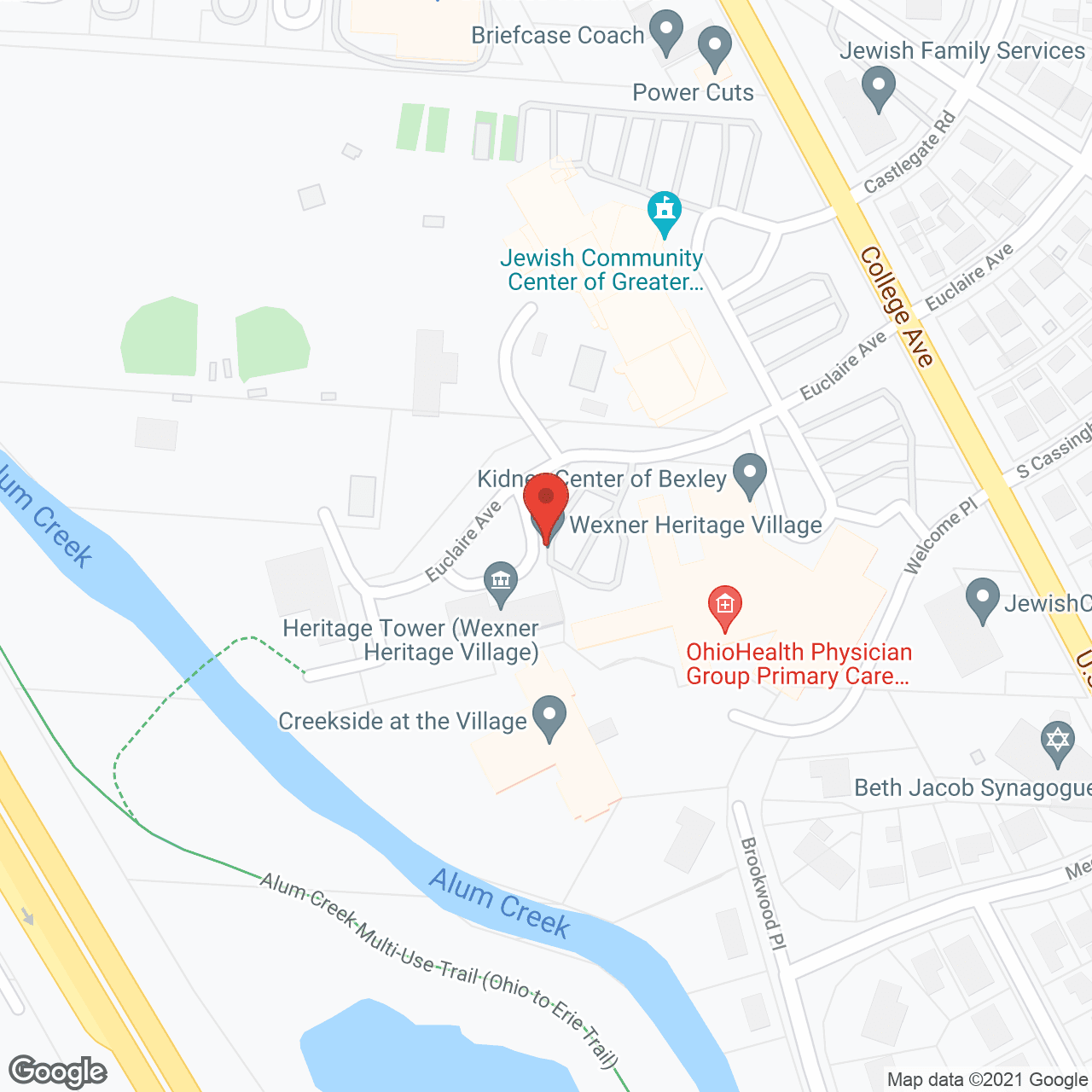 Wexner Heritage Village in google map