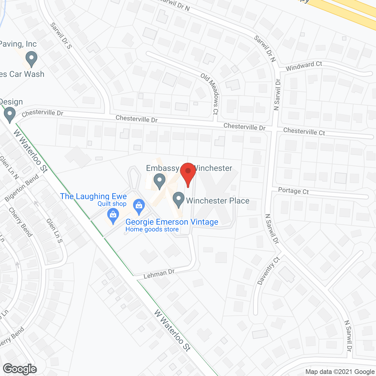 Winchester Place Nursing and Rehabilitation Center in google map