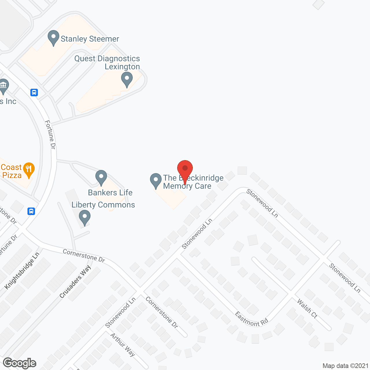 The Breckinridge in google map
