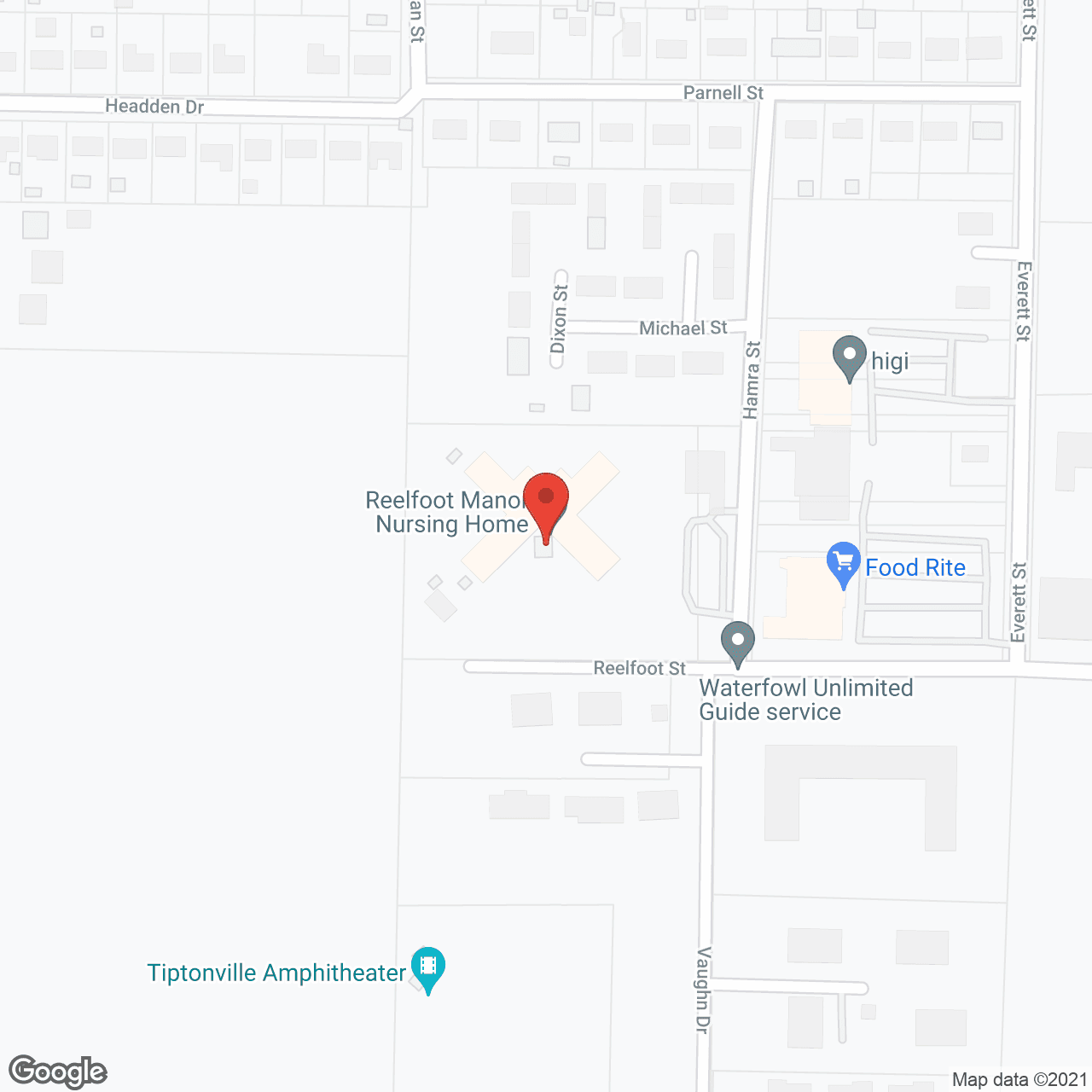 Reelfoot Manor Nursing Home in google map