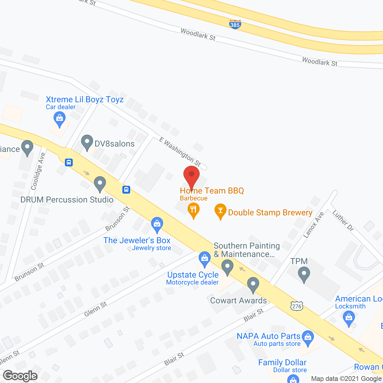Greenville Living Center in google map