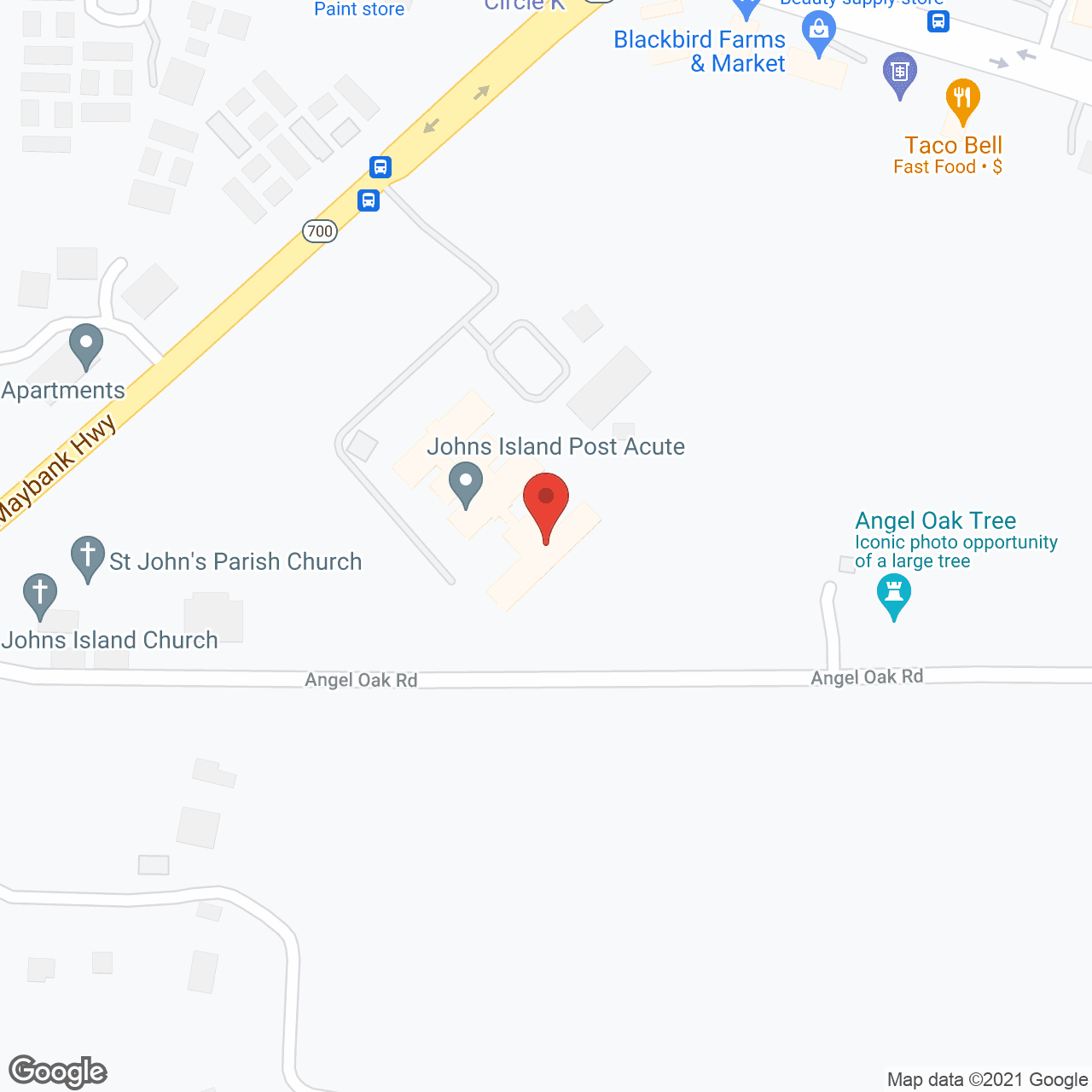 Island Oak Living Center in google map