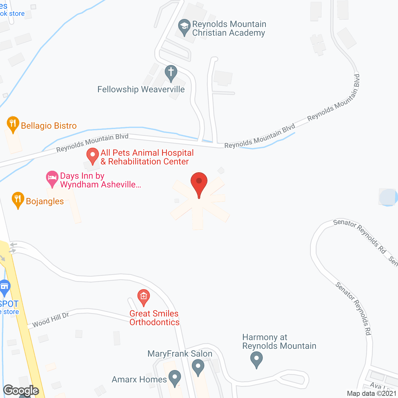 Emerald Ridge in google map