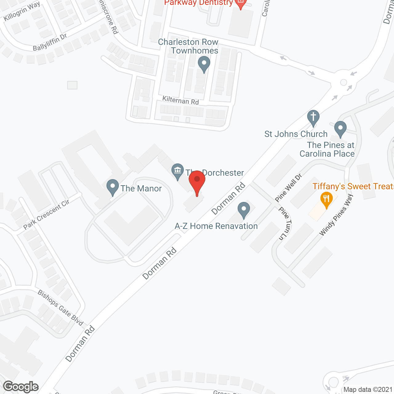The Dorchester North in google map