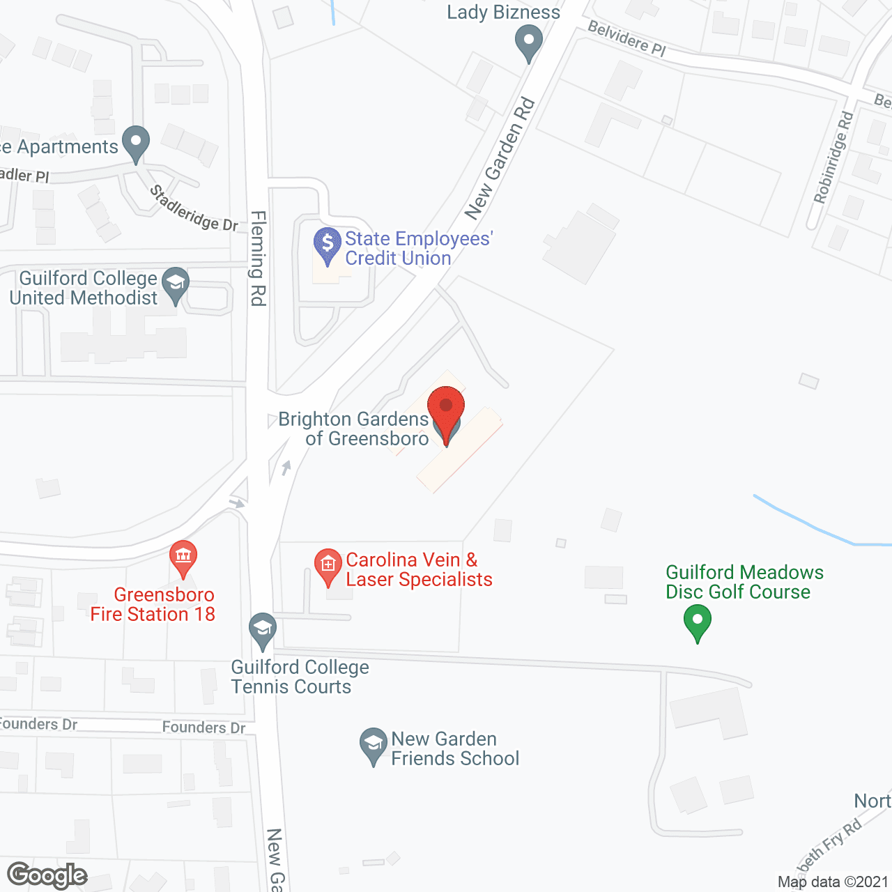 TerraBella Greensboro in google map