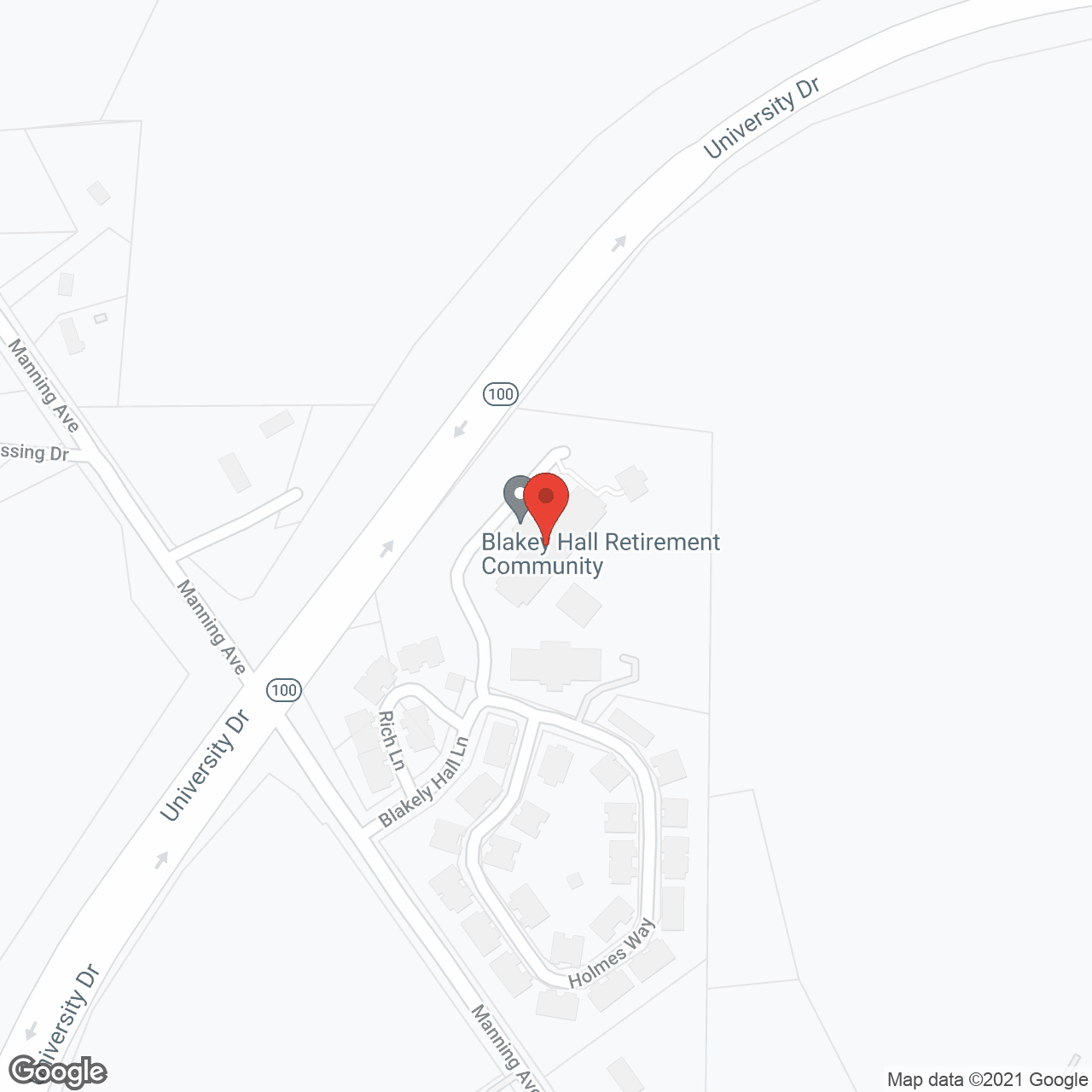 Blakey Hall Retirement Community in google map