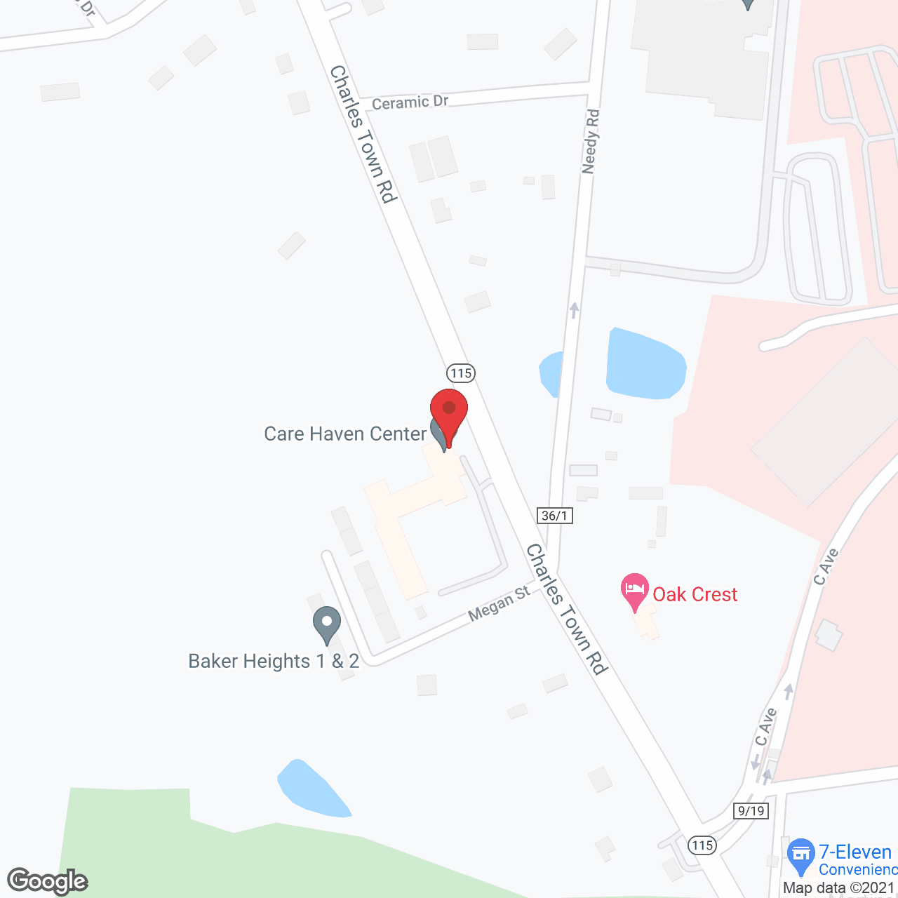 Care Haven Center in google map