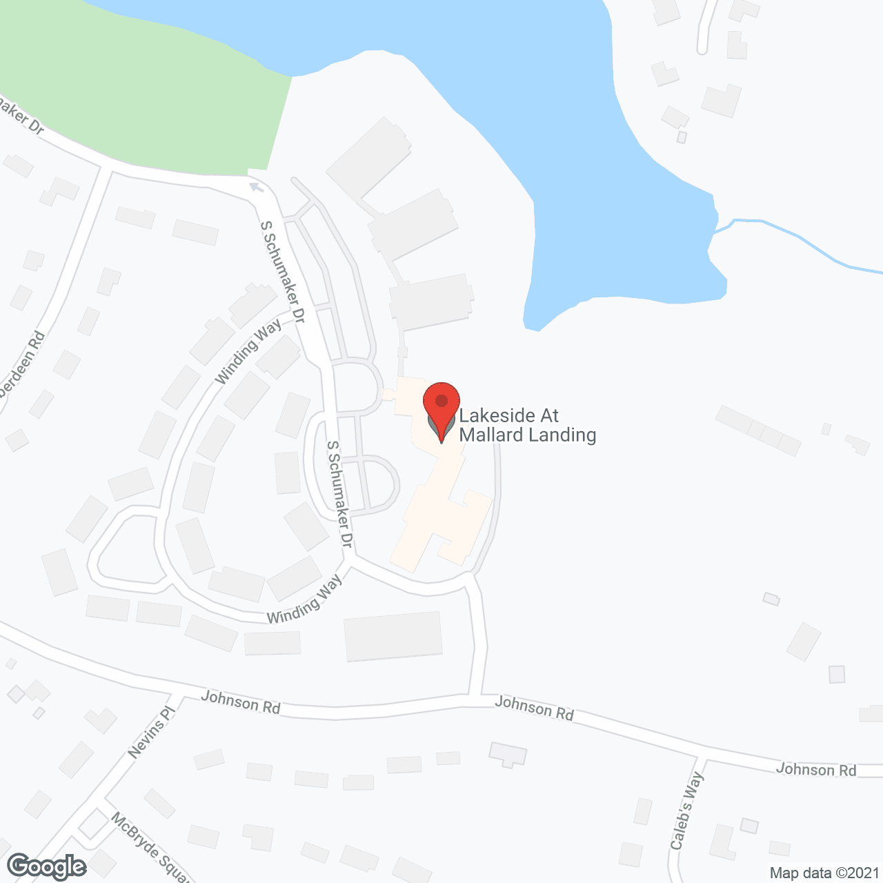 Lakeside Assisted Living At Mallard Landing in google map