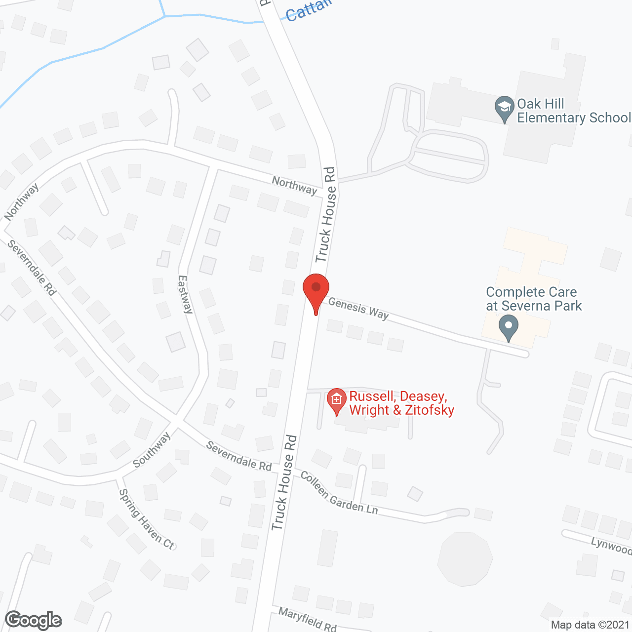 Severna Park Center in google map