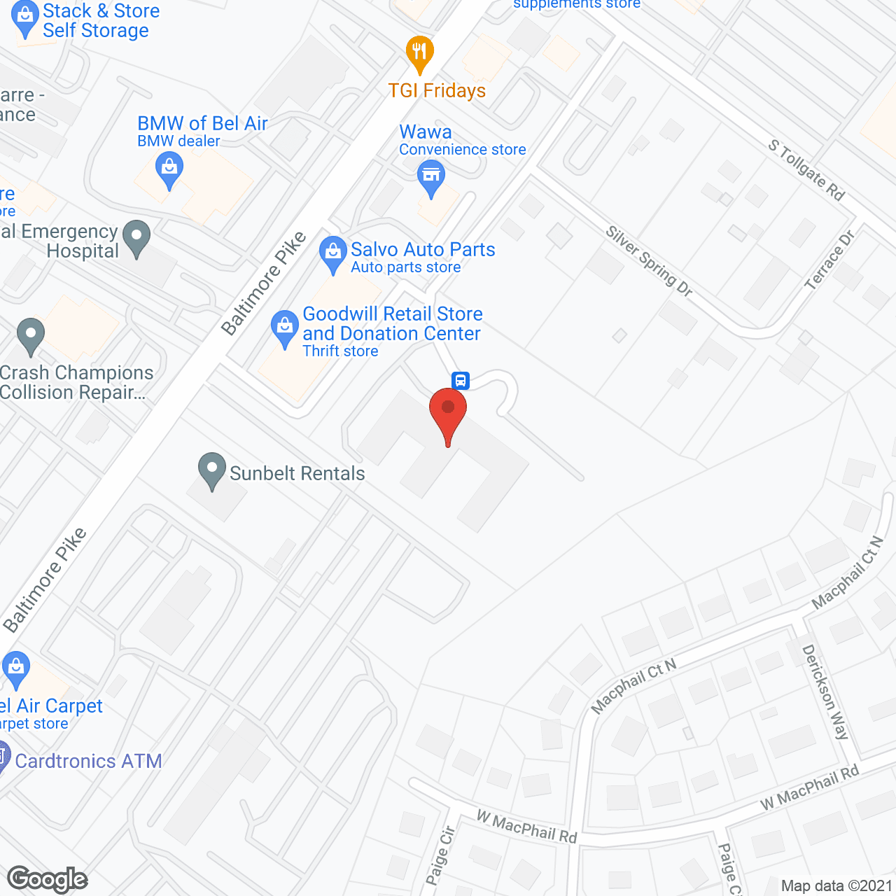Harford Senior Housing Inc in google map