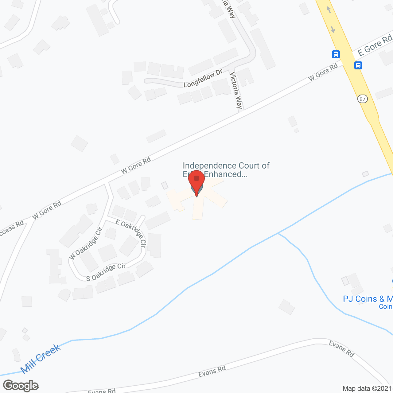 Parkside at Glenwood in google map