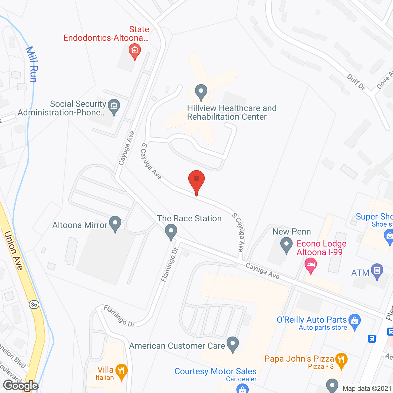 Golden LivingCenter - Hillview in google map