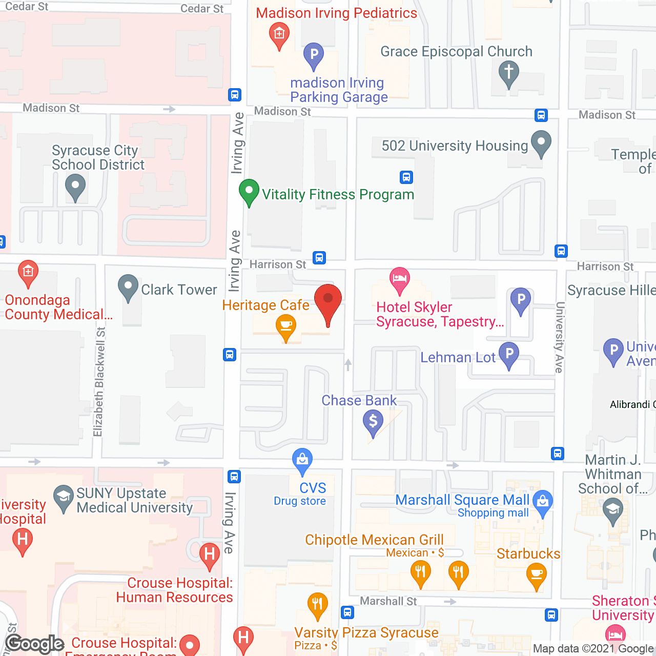 Rosewood Heights Health Ctr in google map