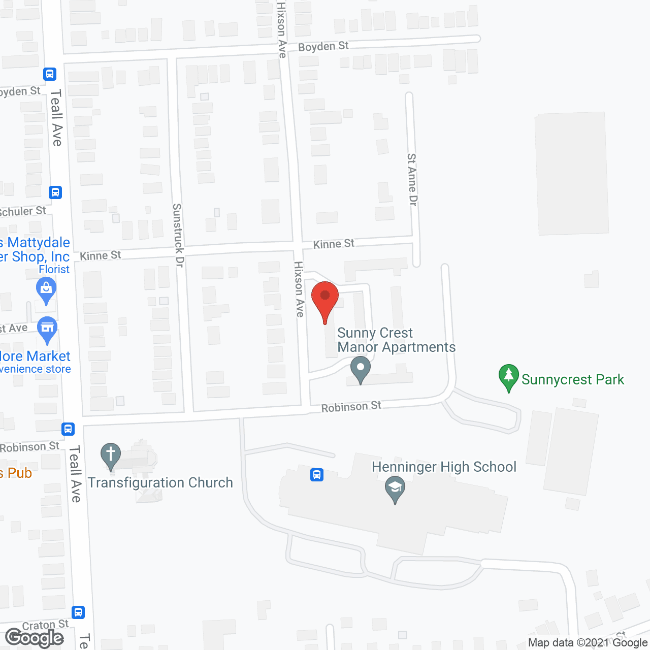 Sunny Crest Apartments in google map