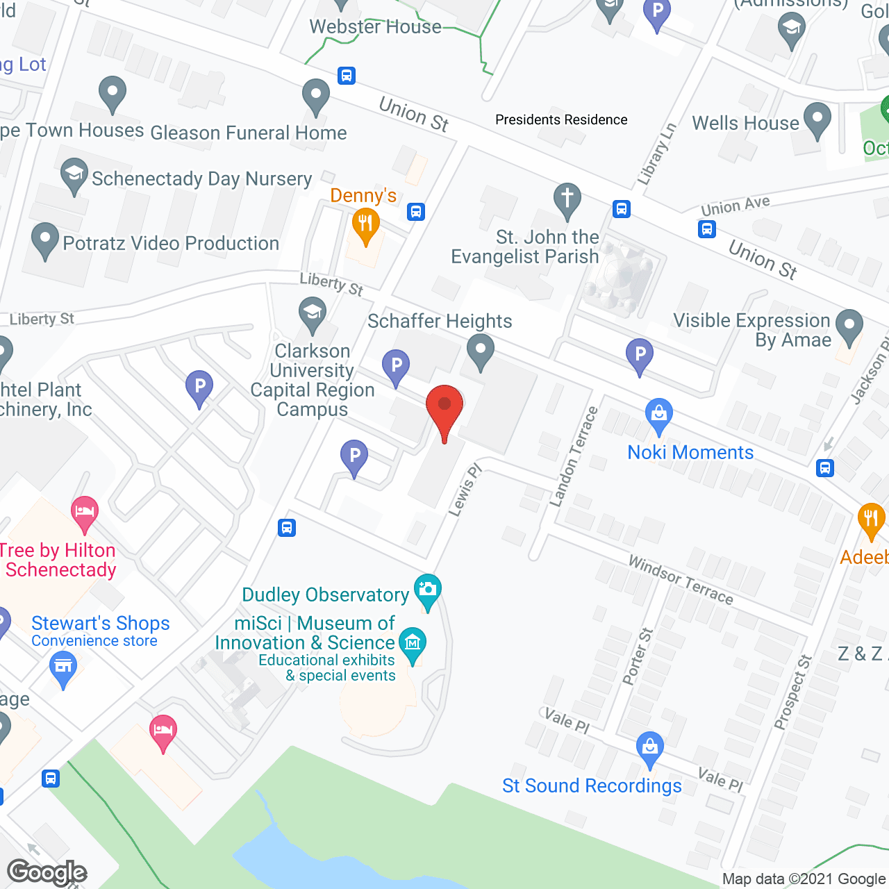 Schaffer Heights in google map