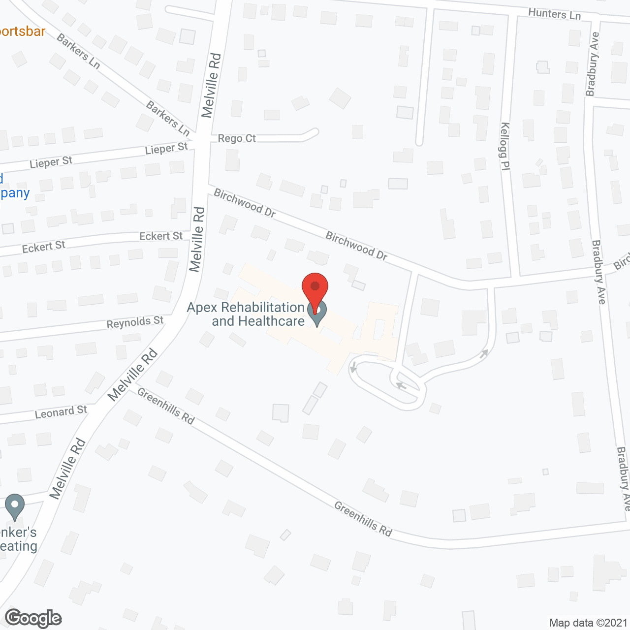 Apex Rehabilitation and Care Center in google map